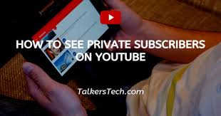 Go to youtube studio 4. How To See Private Subscribers On Youtube