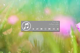 Stylish Music Player Rainmeter Skin