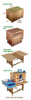 When it comes to camp cooking, an organized camp kitchen or chuck box is key. The Grubby One Camping Chuck Box And Camp Kitchen Details Order Information And Video Demonstrations
