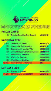 The premier league schedule is now confirmed with the opening day, festive fixtures and final day all set and below you will find all of the. Nbc Sports Soccer On Twitter Premier League This Weekend But First A Transfer Deadline Day Special Tonight On Nbcsn