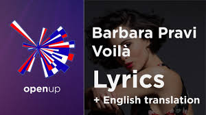 Learn zitti e buoni faster with songsterr plus plan! Barbara Pravi Voila Lyrics English Translation France Eurovision 2021 Youtube