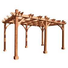 Outdoor Living Today Breeze Cedar 12 Ft X 20 Ft Pergola Bz1220 At The Home Depot Outdoor Pergola Cedar Pergola Wood Pergola