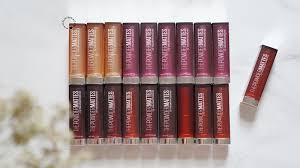 This time when they say powder matte, this means this is the ultimate matte formula by maybelline. 27 Maybelline The Powder Mattes Full Swatches And Review Elin Ivana Beauty Blogger Indonesia