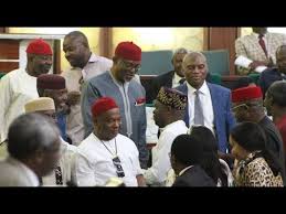Rochas okorocha has felicitated sen. Full Video Hope Uzodinma Rochas Okorocha Storm House Of Rep As Two Imo Members Defect To Apc Youtube