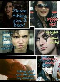 Not a real meme, but thought it was funny. Bvb Cookies Meme Black Veil Brides Black Veil Brides Andy Black Veil