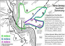 About The Park Hiking Mount Tammany National Park Service Trail Map Hikes At The Gap National Park Ser Delaware Water Gap State Forest North Lake
