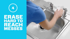 I have never tried them on windows but you can be sure i am going to! Magic Eraser Sheets How To Clean Kitchen Sinks Mr Clean Youtube