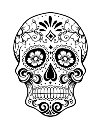 Sugar skulls /calaveras coloring sheets can be used for an art project and work great for making masks. Day Of The Dead History And Free Sugar Skulls Coloring Pages
