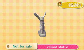 I can trade nmt for it, as well as other items. Buying Valiant Statue Scary Painting The Bell Tree Animal Crossing Forums