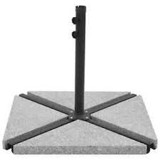 Cantilever parasols are much larger and are ideal for casting shade on outdoor living areas. Vidaxl Umbrella Weight Plate Granite 15kg Triangular Grey Garden Parasol Base 8718475708797 Ebay