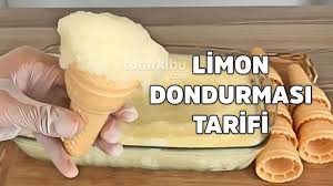Limon Dondurmasi Tarifi Ev Yapimi Dondurma Tarifler Limon