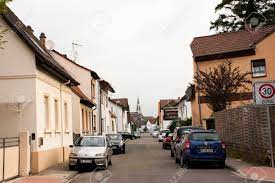 Sandhausen is located in germany, europe. View Landscape And Cityscape With Traffic Road Of Sandhausen Stock Photo Picture And Royalty Free Image Image 112206890