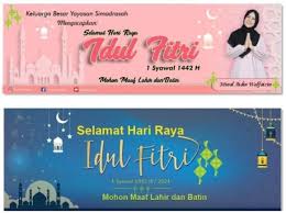 Idul fitri adalah hari raya umat islam yang jatuh pada tanggal 1 syawal pada penanggalan hijriyah. Download Spanduk Selamat Hari Raya Idul Fitri 1442 H Tahun 2021 Terbaru Beritapppk Com