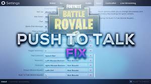 How to activate voice chat if you are using the japanese console? Fortnite Push To Talk Fix 2020 Youtube