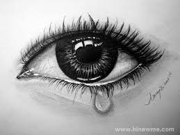 This is an absolutely breathtaking painting of a man, whose eyes have seen a lot. How To Draw Sketch Crying Eye Step By Step Hiart