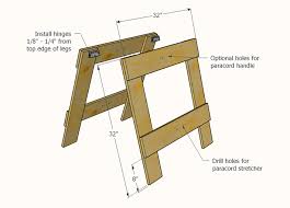 Learn how to build a pair of diy wood sawhorses that are strong enough to hold your heaviest loads, but can fold up flat and be. Folding 1x6 Sawhorses Famous Artisan