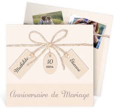 Invitation Anniversaire De Mariage Ficelle Pastel Trompe L Oeil Anniversaire De Mariage 10 Ans Anniversaire De Mariage Invitation Anniversaire