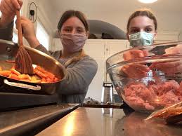 You might just be tempted into not ordering food one of these days. Two Middle School Best Friends Cooked Up Some Fun During The Covid 19 Lockdown Evanston Roundtable