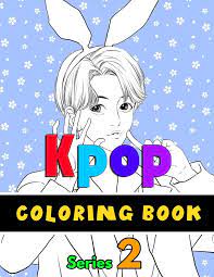 Download Kpop Coloring Book For Bts Blackpink Fans 8 5x11 In Size K Pop