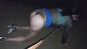 MILF Promener En Laisse Suce Une Bite: Big Tits Porn