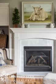 Flip the slate tiles are often not even in thickness; How To Paint A Granite Fireplace Surround Miss Mustard Seed