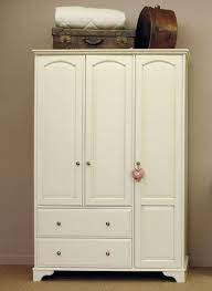 Wardrobe closet clothes organizer armoire cabinet bedroom furniture storage new. Beaumont Painted Triple Gents Wardrobe Choice Of Colours Oak Furniture House Girls Armoire Wardrobe Drawers