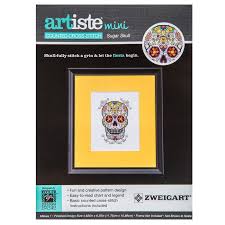 Sugar Skull Mini Counted Cross Stitch Kit Hobby Lobby 1389188