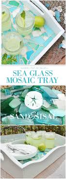 The mosaic is often found in beach locations, and the movement in the pattern again reminds you of the feel of. Sea Glass Mosaic Tray Sand And Sisal