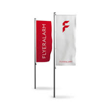 You must have the requirements with you so, that you know how much area must be dedicated to the hoisting part. Hoisting Flags For Poles With Banner Arm Printed At Flyeralarm
