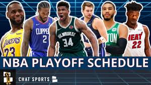 2020 Nba Playoffs Schedule Eastern Conference Western Conference 1st Round Bracket Predictions Youtube