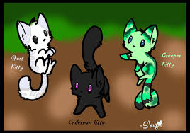 Are there any kawaii anime skins in minecraft? Cute Minecraft Mob Kitties Minecraft Fa Art 34677808 Fanpop Page 9