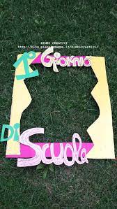 Primo Giorno Di Scuola Cornice Per Immortalare L Evento Bimbi Creativi Scuola Primo Giorno Di Scuola Le Idee Della Scuola