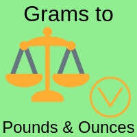 Grams To Pounds And Ounces Weight Converter G To Lbs And Oz