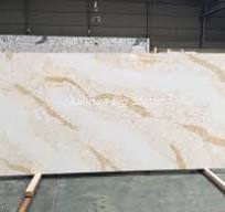 Calacatta Gold Engineered Quartz Slab | Yellow - Quartz Stone