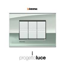 4,7 su 5 stelle 6. Bticino Lnc4803pl Placca 3 Moduli Palladio Livinglight Air