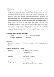 Kertas kerja kebun dapur desainrumahid com. Contoh Kertas Kerja Membaik Pulih Bangunan Contoh Lem