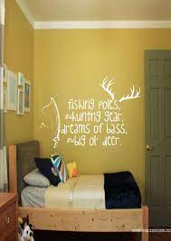 From $22.99 ($11.50 per item) 5. Fishing Poles Hunting Gear Hunting Fishing Nursery Boys Bedroom Home Decor Gift Ide Boys Hunting Bedroom Fishing Bedroom Baby Boy Nursery Fishing