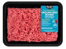 The calorie breakdown is 47% . All Natural 90 Lean 10 Fat Ground Beef Sirloin Tray 1 Lb Walmart Com