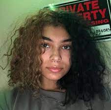 Pin Ernikar Half Colored Hair Hair Color For Black Hair Curly Hair Styles