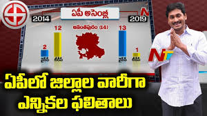 District Wise Election Results In Andhra Pradesh Ntv Youtube