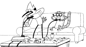 Each printable highlights a word that starts. Coloring Page Regular Show 3