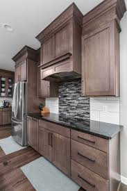 Modern Craftsman Styled Kitchen Remodel In Indiana With Stained Cabinets Bronze Decorative Hardware Enla Kitchen Remodel Design Cool Kitchens Kitchen Remodel