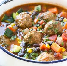Albondigas Mexican Meatball Soup Jta Wellness San Antonio Dietitians Recipe Meatball Soup Recipes Mexican Meatball Soup Soup Dinner