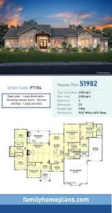 Tuscan Style House Plan 51982 With 3 Bed 3 Bath 3 Car Garage Family House Plans Tuscan House Plans New House Plans