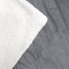 A blanket that can help you fall asleep? Sensorpedic Serenity 15lb Weighted Blanket With Removable Cover With Sherpa And Plush Fabrics Walmart Com Walmart Com