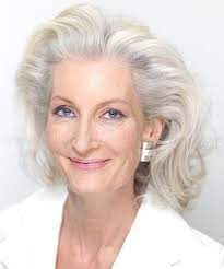 Medium Hairstyles Wavy Gray Hair Google Search Medium Length Hair Styles Long Gray Hair Mid Hairstyles