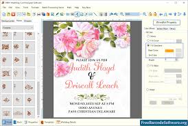 Of designing printable wedding cards. Wedding Card Software Creates Wedding Card In Different Shapes And Sizes Freebarcodesoftware