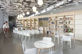 A Circle In A Square Binocle Interior Architecture Design Office Interior Design Commercial And Office Architecture