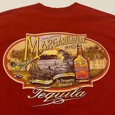 Available in a range of colours and styles for men, women, and everyone. Vtg Jimmy Buffetts Margaritaville Tequila Crop T Shirt Womens Red Vegas Party Sidelineswap