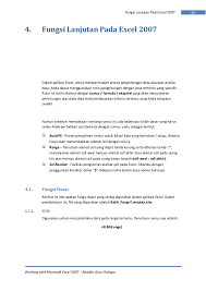 Excel dengan cepat menggunakan fungsi f. Ebook Lengkap Microsoft Excel 2007